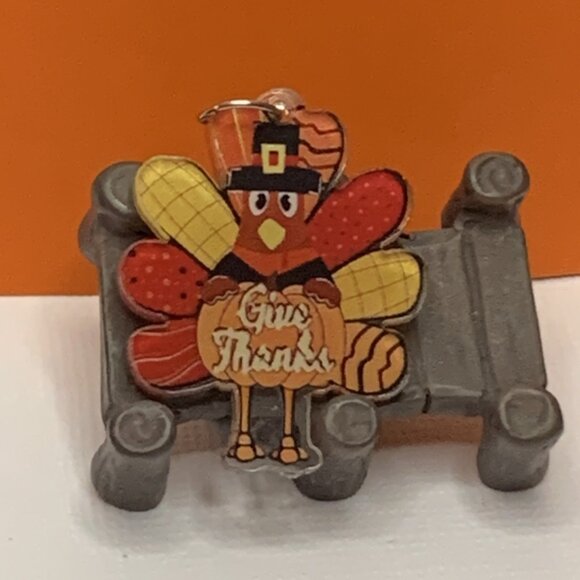 Turkey Earring, Thanksgiving Earring, Fall Earring, Gift Idea, Silly Earring - Picture 4 of 4